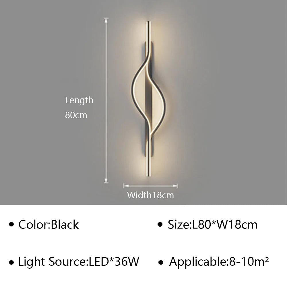 applique murale led design pour décoration intérieure moderne - vue 12 sur 15