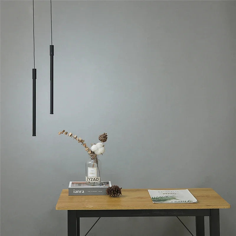 lustre décoratif nordique à double tête pour bar - vue 4 sur 7