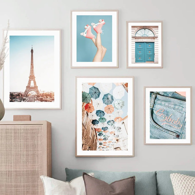 décoration murale style urbain londres et paris pour filles
