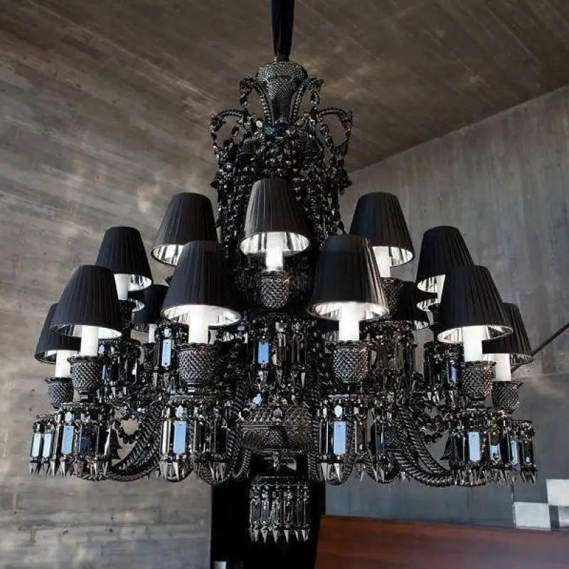 lustre en cristal à 44 bras pour hôtel et centre commercial - vue 11 sur 12