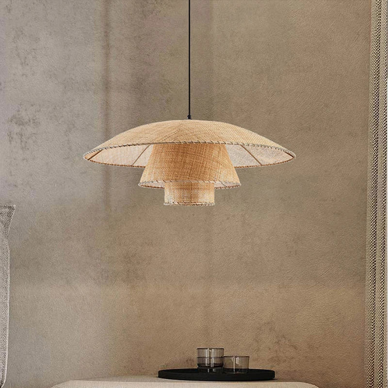 Suspension en rotin Vintage de Style japonais