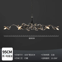 lustre postmoderne de luxe en acier inoxydable simple et personnalisé
