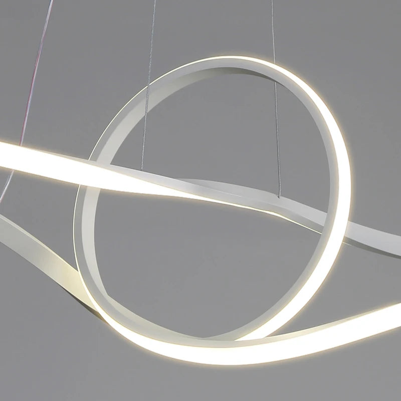 lustre moderne minimaliste pour éclairage intérieur design élégant - vue 6 sur 11
