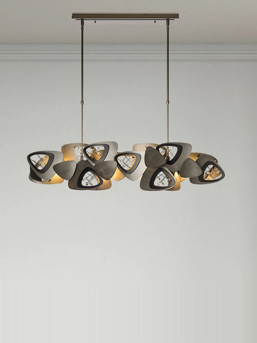lustre en cristal design tendance éclairage moderne à led - vue 5 sur 12