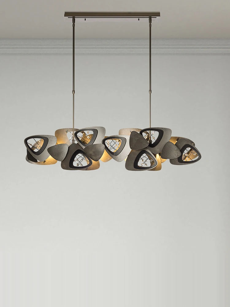 lustre en cristal design tendance éclairage moderne à led - vue 4 sur 12