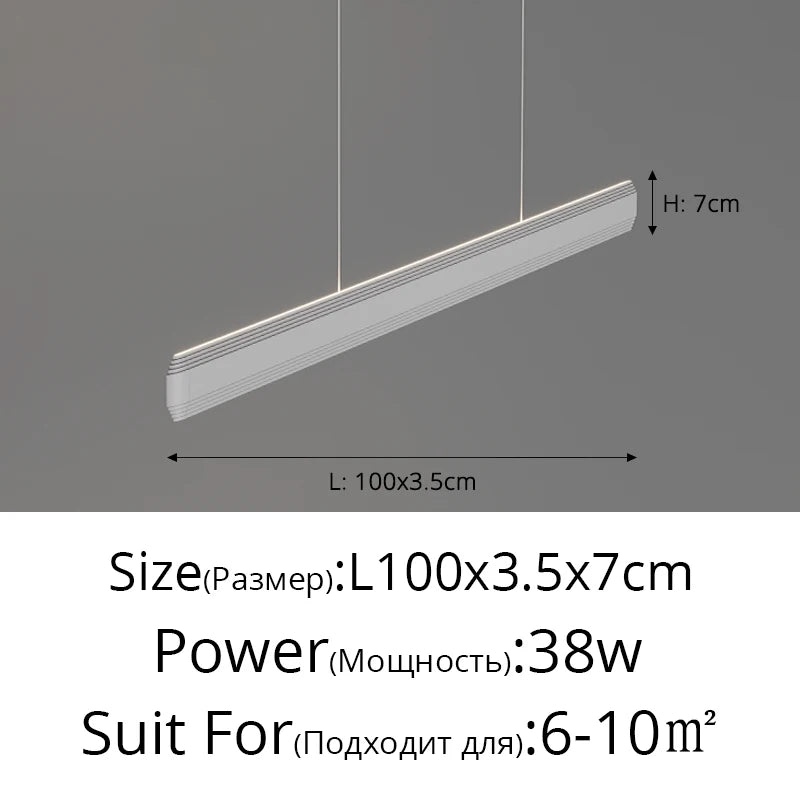 lustre suspendu au design moderne et luxueux - vue 12 sur 14