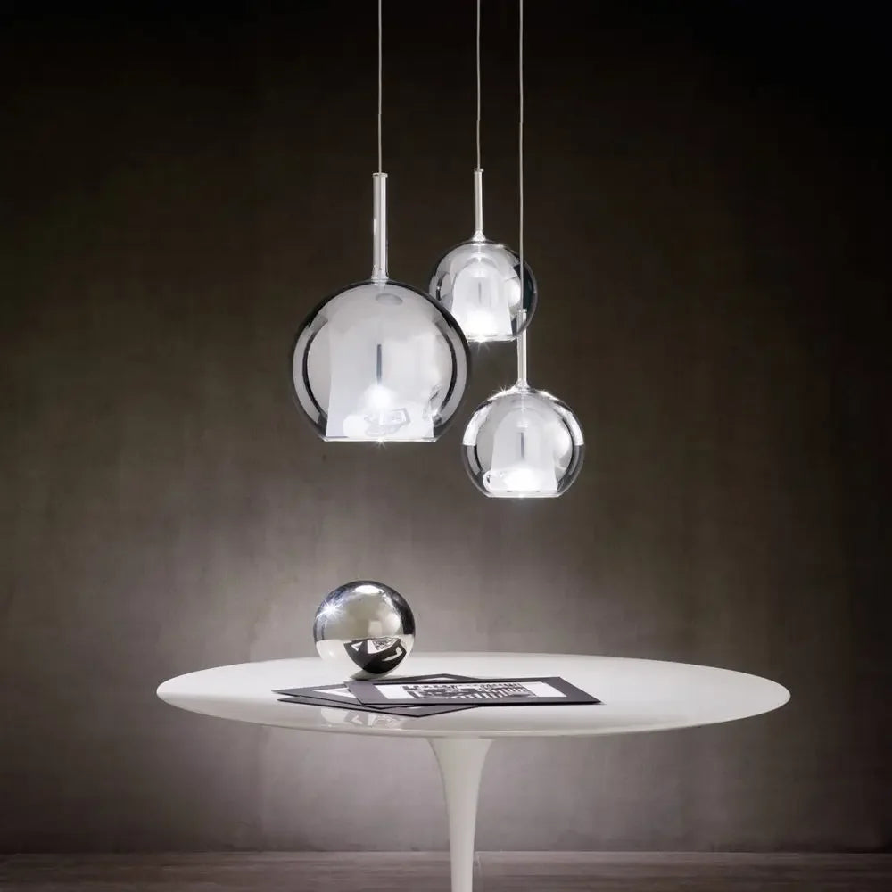 suspension moderne led en verre pour restaurant intérieur - vue 3 sur 10