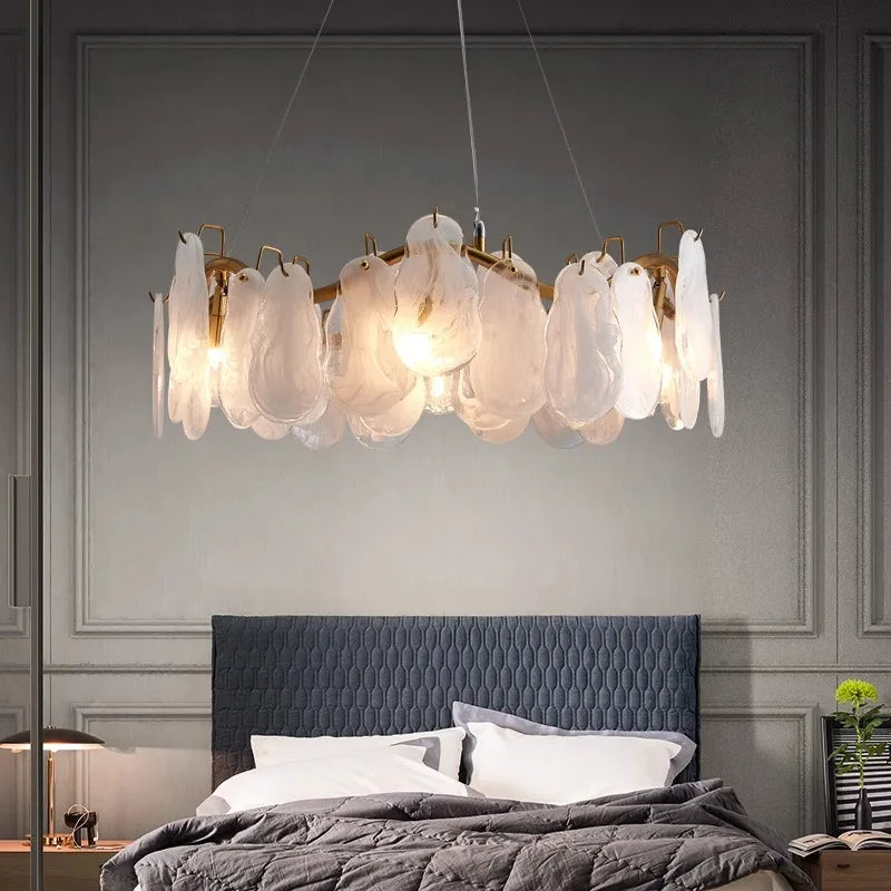 suspension en verre nuage design haut de gamme pour intérieur élégant - vue 4 sur 8