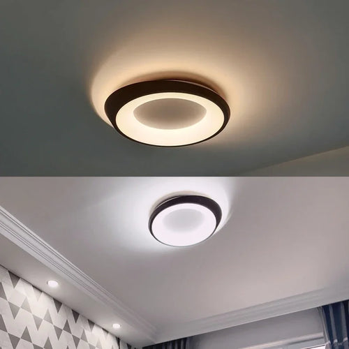 plafonnier led rond style nordique pour intérieur moderne - vue 4 sur 6