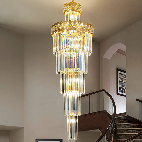 lustre design en cristal pour intérieur moderne et élégant - vue 5 sur 12