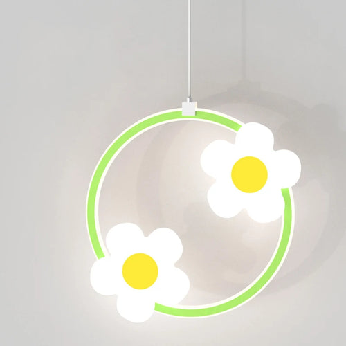 lustre fleur suspension pour fille chambre de bébé