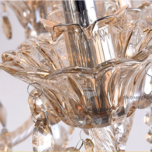 lustre en cristal moderne pour intérieur élégant et raffiné - vue 7 sur 15