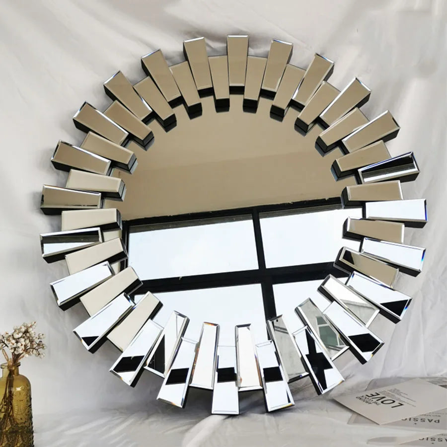 miroirs ronds décoratifs autocollants pour décoration et maquillage - vue 3 sur 7