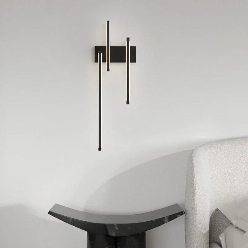 applique murale en cuivre avec lumière minimaliste design élégant pour intérieur - vue 4 sur 8
