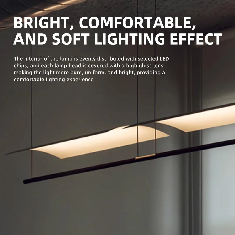 lustre suspendu minimaliste et élégant pour intérieur moderne - vue 5 sur 12