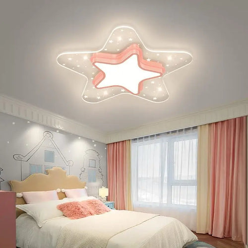 plafonnier ciel étoilé pour chambre d'enfant décoration nordique chaleureuse - vue 3 sur 12