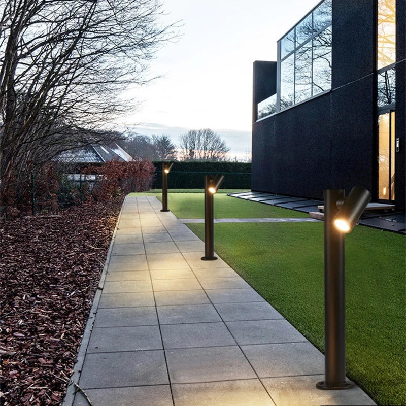 Lampe pelouse extérieure moderne et minimaliste de LED allume IP65 la pelouse de villa de jardin de cour allume l'éclairage extérieur de paysage de communauté de parc