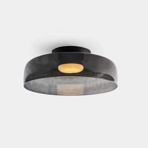 plafonnier led design nordique simple bol en verre luminaire décoratif d'intérieur - vue 7 sur 21