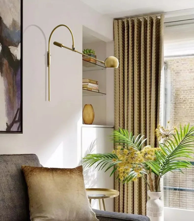 applique murale rotative créative pour un éclairage moderne - vue 3 sur 8