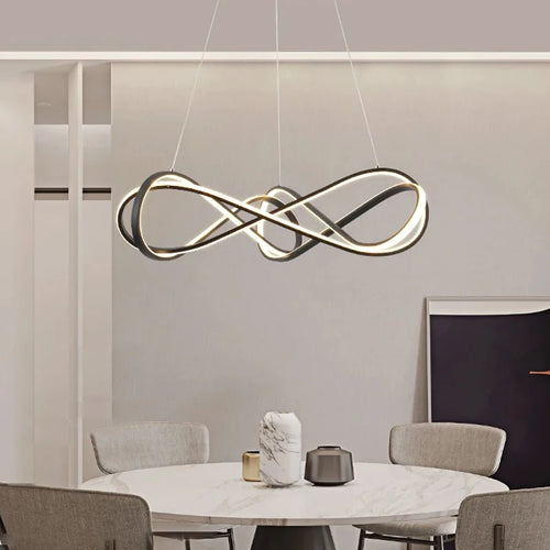 suspension design moderne avec télécommande et courbes élégantes - vue 2 sur 12