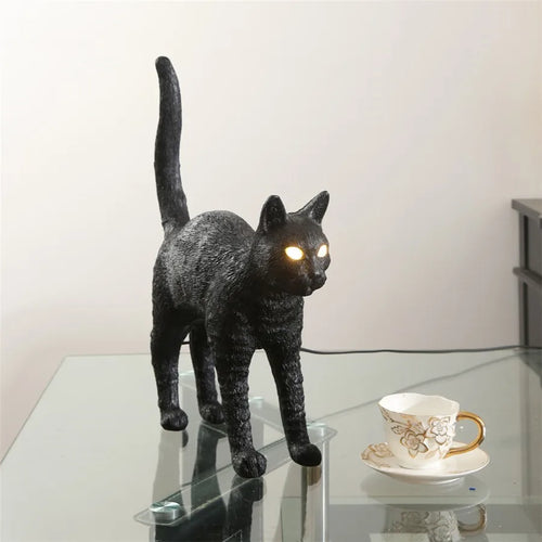 lampe de bureau esthétique en résine pour animaux décorative - vue 2 sur 9