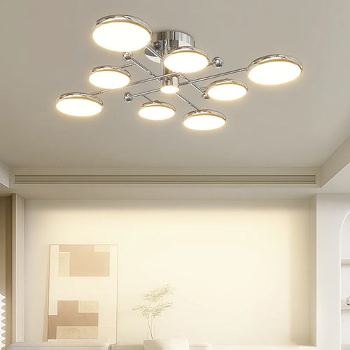 lustre led pour éclairage intérieur et décoration suspendue - vue 5 sur 18