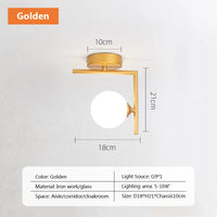 Plafonnier LED design nordique passerelle