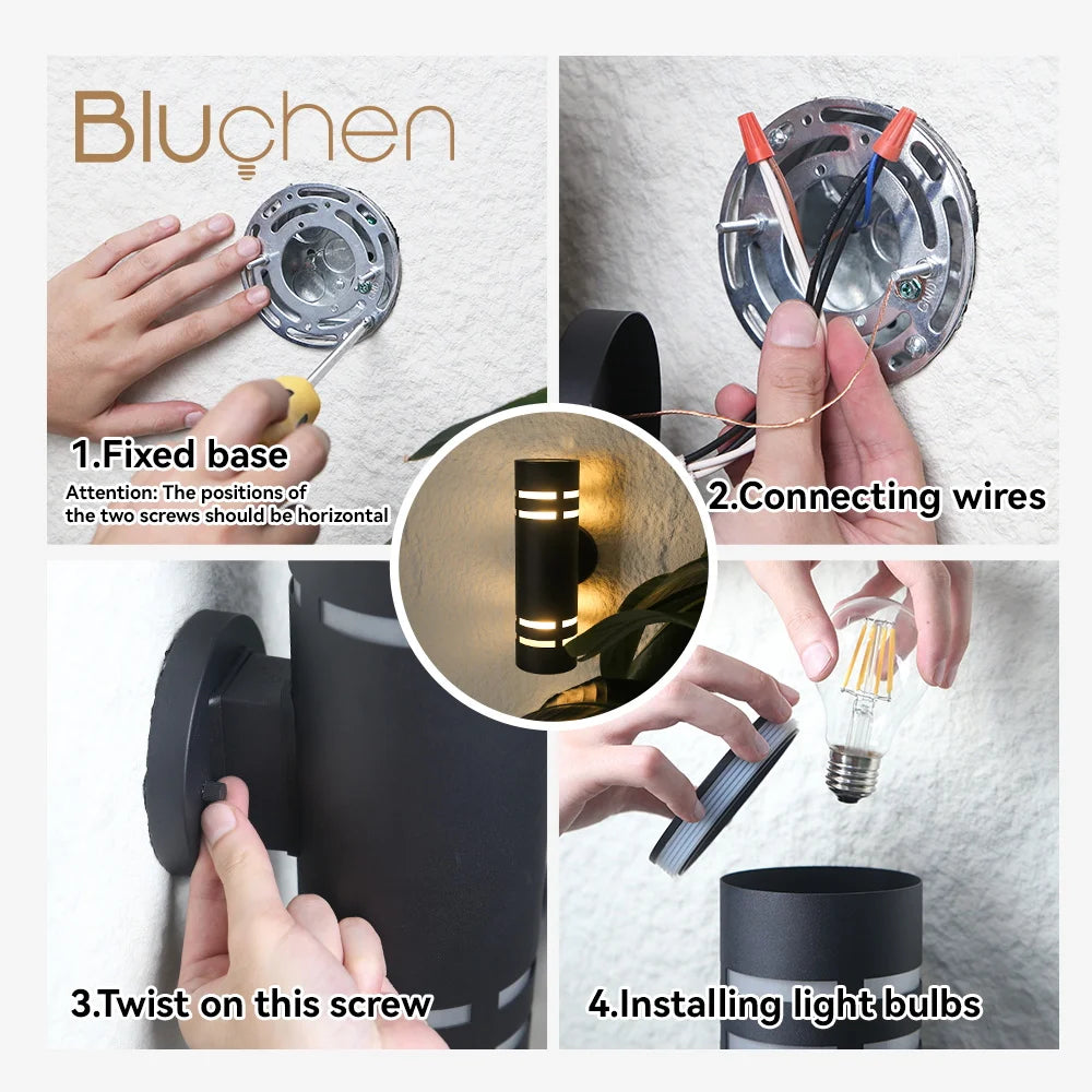 applique murale led extérieure en acier inoxydable pour éclairage moderne - vue 7 sur 7