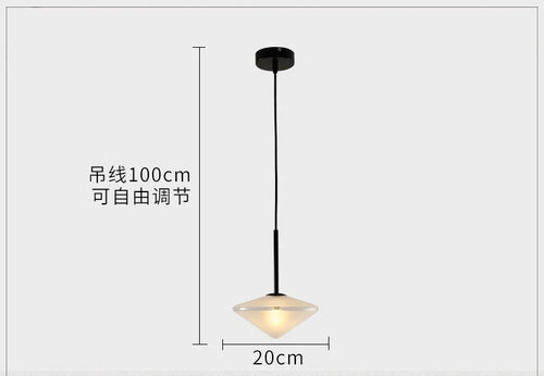 suspension en verre design pour décoration intérieure moderne