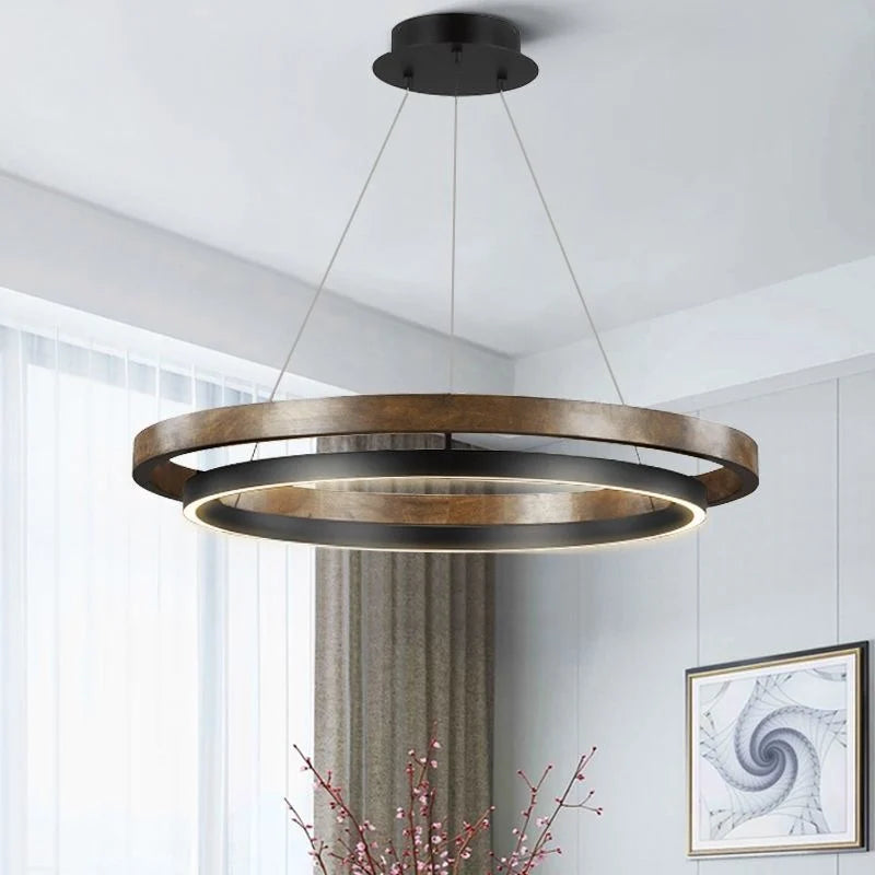 lustre led minimaliste de luxe style nordique moderne