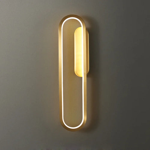 applique murale nordique moderne en cuivre pour intérieur lumineux - vue 2 sur 8