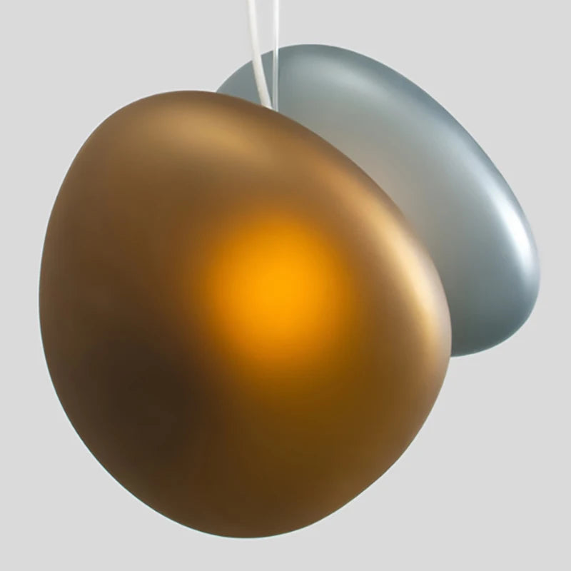 suspension LED en verre design moderne luminaire décoratif intérieur fil réglable
