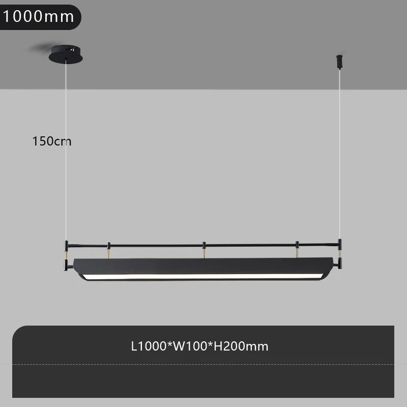 suspension longue nordique design pour bureau et espace commercial - vue 8 sur 9