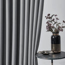 Rideau occultant plissé style classique isolation thermique salon