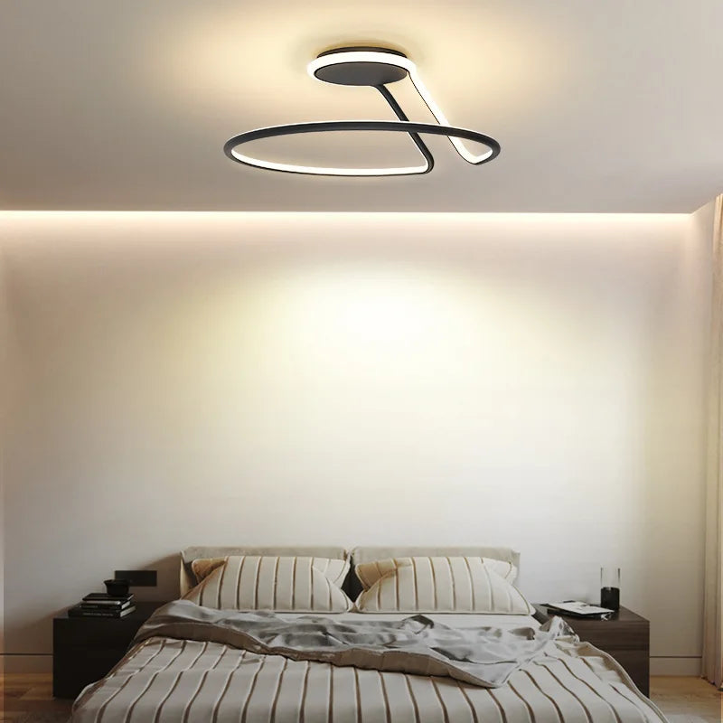 plafonnier moderne réglable avec télécommande pour décoration intérieure - vue 5 sur 16