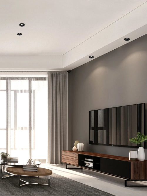 spot led 	encastré lumineux rond réglable pour éclairage intérieur - vue 3 sur 13