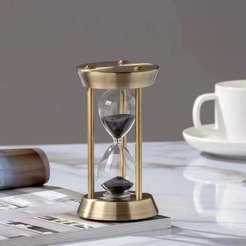 sablier créatif nordique en métal pour décoration et cadeau