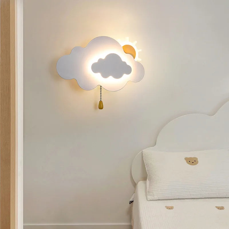 applique murale nuage design artistique pour décoration intérieure - vue 4 sur 9