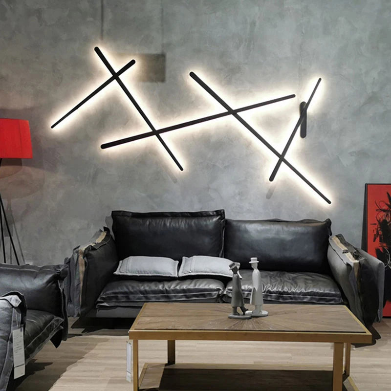 applique murale led design minimaliste moderne pour intérieur élégant - vue 4 sur 9