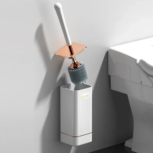 brosse en silicone pour nettoyage efficace des toilettes - vue 7 sur 8