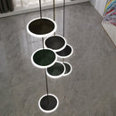 lustre moderne rond pour éclairage intérieur élégant