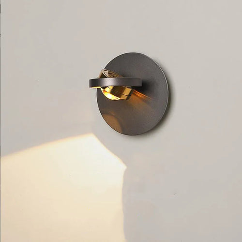 Applique murale led aluminium rotation 330deg