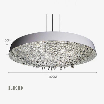 lustre en cristal moderne noir et blanc pour décoration intérieure - vue 13 sur 12