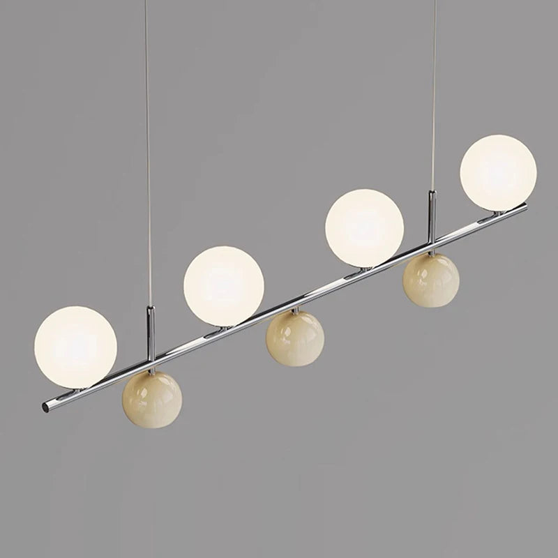 Suspension LED ronde lustre table