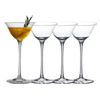 Lot de 4 verres martini 100 ml classiques