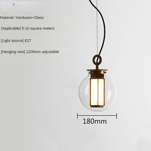 suspension en verre minimaliste pour bar et restaurant - vue 9 sur 9