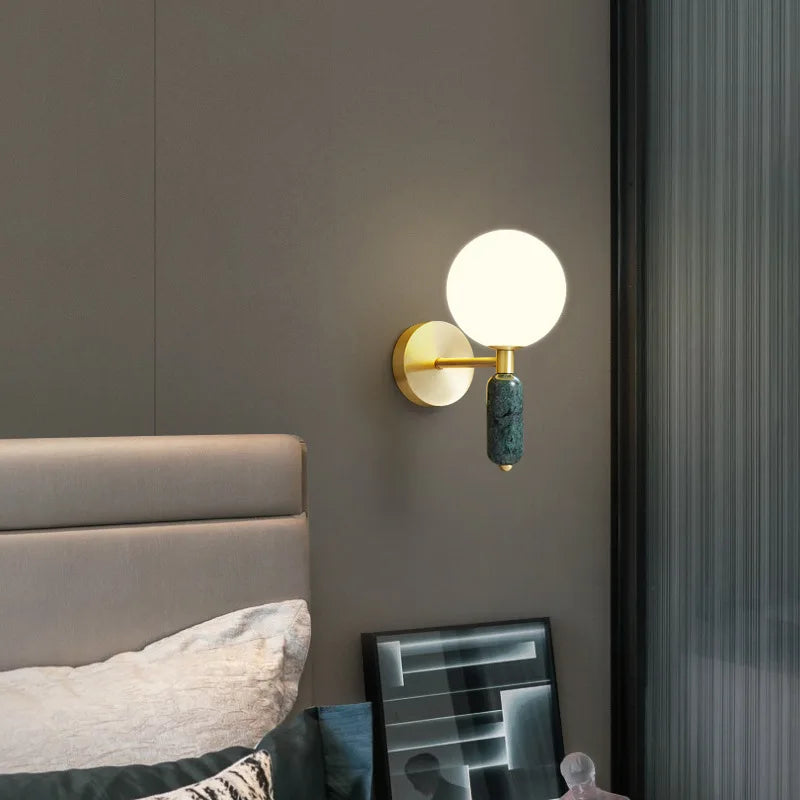 applique murale led design nordique moderne pour hôtel et maison - vue 4 sur 8