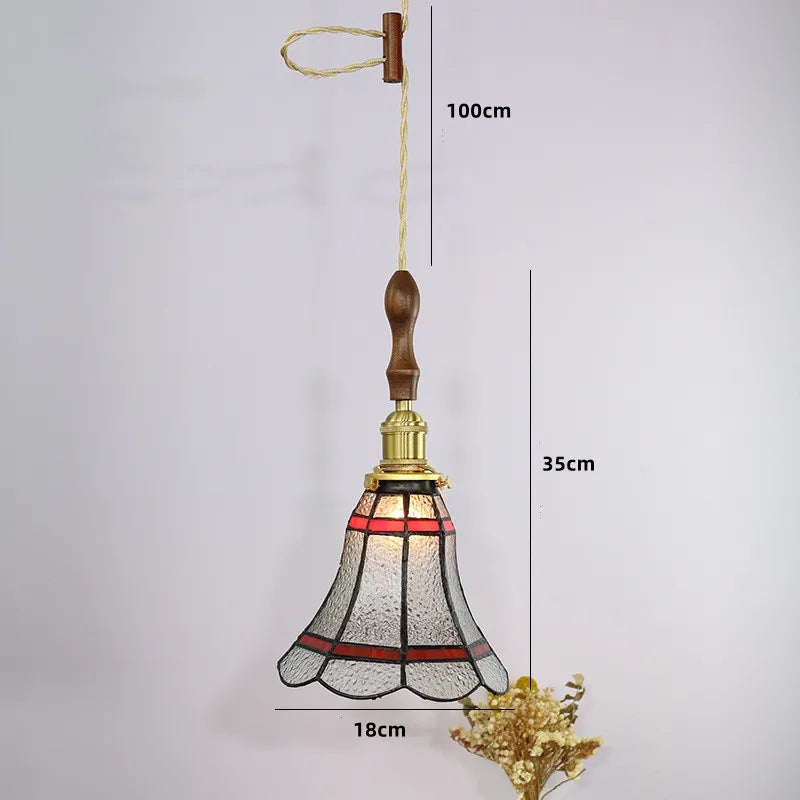 suspension nordique en cuivre avec verre teinté pour intérieur élégant - vue 14 sur 14