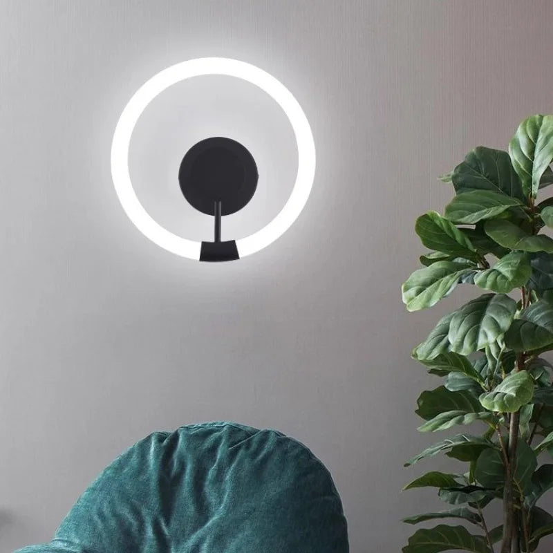 applique murale nordique moderne à led design contemporain pour intérieur