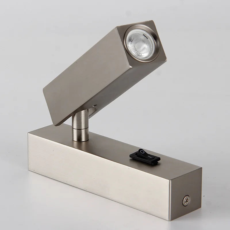 applique murale led avec interrupteur et port usb rotative - vue 11 sur 19